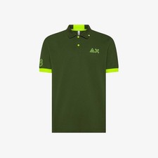Sun 68 Polo Big Logo Fluo