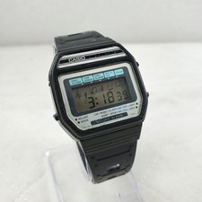 RARO OROLOGIO UOMO VINTAGE CASIO MELODY ALARM 82H108 CHRONO JAPAN BATTERIA NUOVA 