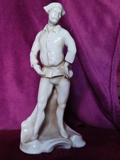 scultura in porcellana di arlecchino fimato capodimonte