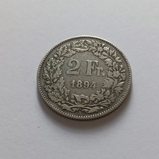 Svizzera 2 Franchi 1894