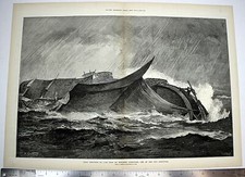 1878 Woodblock Print "H.M.S