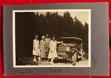 PHOTO FOTO MALESCO FINERO FAMIGLIA NOBILE AUTO WILLYS KNIGHT 1928 N2  ( F 1 )