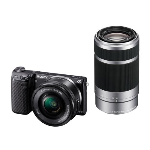 Used sony nex double zoom - nex-5t,