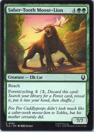 Saber tooth moose lion 194 - moose-lion,