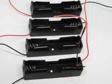 PORTA BATTERIA 18650 AL LITIO (N.4 PEZZI) #