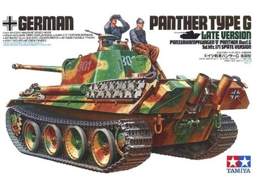 Tamiya panther ausf tardif - panther, ausf.g