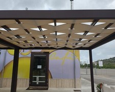 gazebo in acciaio preverniciato professionale