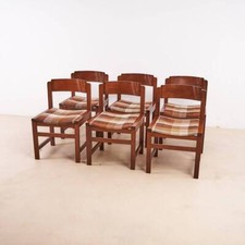 sedie anni 70 in legno, 6