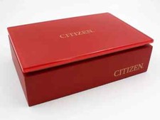 Scatola Citizen Elegante Colore Rosso Vintage Anni 90 Porta Orologi Watch Box