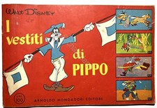 Libri Ragazzi Walt Disney - I vestiti di Pippo: 15 Tavole da colorare - ed. 1950