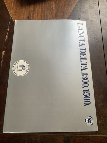 Depliant auto vintage - auto, lancia