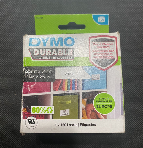 Dymo durable labels - labels, 25mm