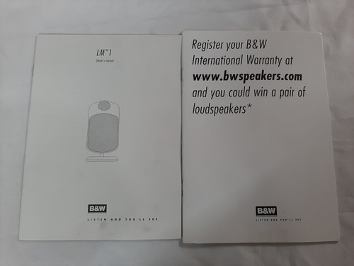 Owner manual per lm1 - manual,