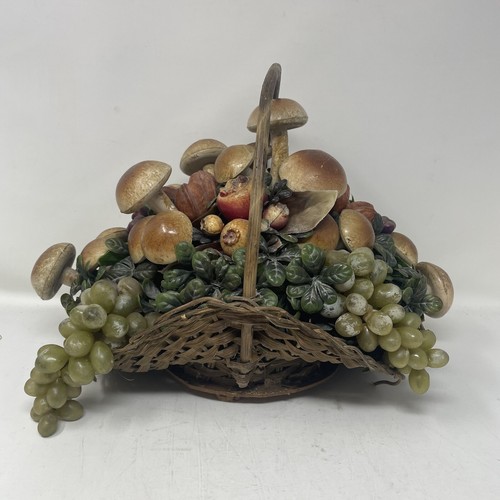 Funghi vintage cesto - funghi,