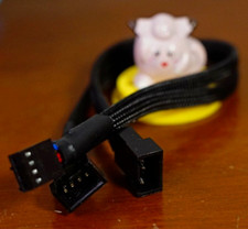 2pcs Cavo Sdoppiatore Ventola