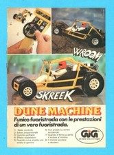 TOP980-PUBBLICITA'/ADVERTISING-1980-DUNE MACHINE-FUORISTRADA-GIG-(B)-1 FOGLIO