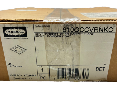 Hubbell 610gccvrnkc - hubbell,