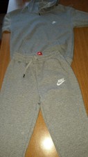 TUTA NIKE RAGAZZO COLORE GRIGIO TAGLIA M LUNGHEZZA FELPA CM 60 LUNGHEZZA PANTALO