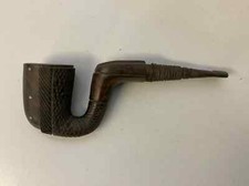 PIPA ANTICA SCOLPITA IN LEGNO