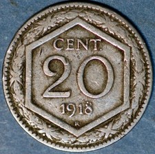 Italia 20 Centesimi 1918