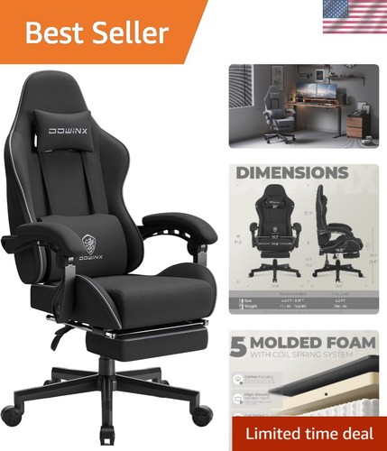 Sedia gaming tessuto - con, tasca
