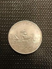 500 Lire PROVA 1957 Caravelle