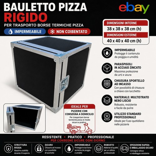 Bauletto porta pizza borse - bauletto,