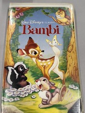 Bambi VHS 1989 Childrens