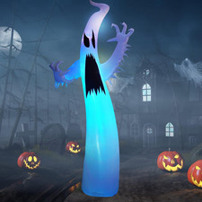 12 Piedi Fantasmi Gonfiabili Di Halloween, Gigante Ghost Con Luce LED Incorporat