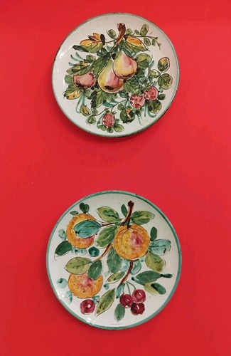 Coppia piatti decorativi - coppia,