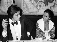 Photo Alain Delon et Simone