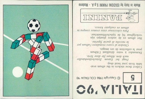 Mascotte italia n - 90, n.5