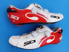 Scarpe da strada SiDi Wire Carbon Vent 47 EU / 12 US rotazione 3 bulloni bianco/rosso