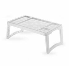 TAVOLO VASSOIO DA LETTO TAVOLINO PORTA COLAZIONE VASSOIO SCOMPARTI RICHIUDIBILE