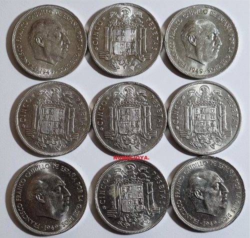 Franco pesetas anno - franco, 5