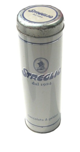 Streglio scatola latta - in,