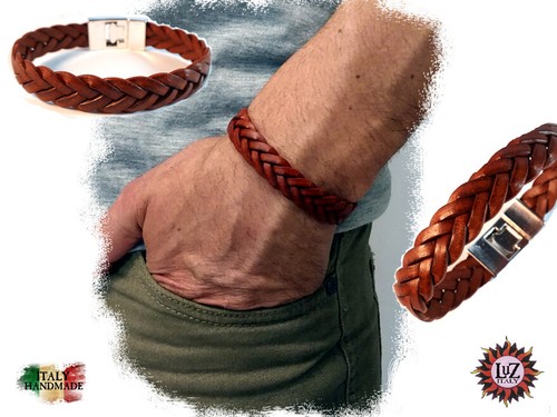 Bracciale uomo cuoio - uomo,