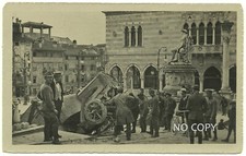 WWI - Grande Guerra - Udine cartolina incidente camion austriaco, RARA