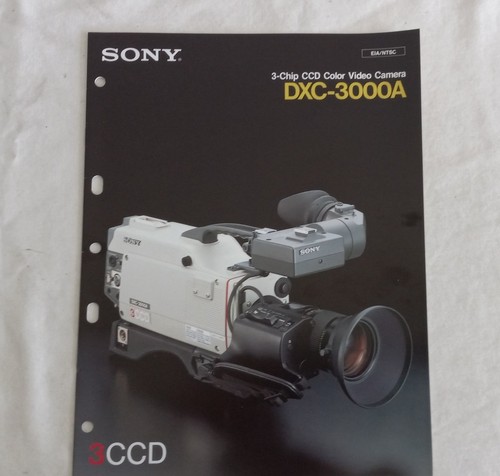 Vintage 1990 sony dxc 3000a - vintage,