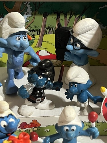 Lotto figurine puffo - , schleich