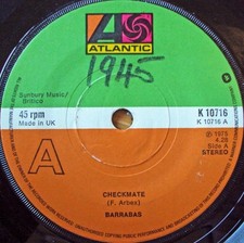 Barrabas - Checkmate - (K 10716)- (7", Single, Sol)