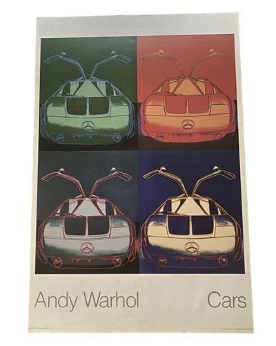 Poster andy warhol - warhol, benz