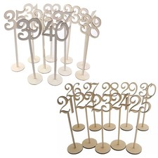  20 Pcs Numeri Per Tavoli Ristorante Segnatavoli Da Tavolo Decorazioni Matrimoni