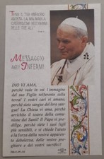 PAPA GIOVANNI PAOLO II Santino