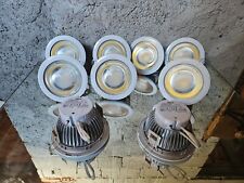 Lotto 9 Faretti Da Incasso Cm18 Circolari Reer Led Driver Ges1020c-c670-sl