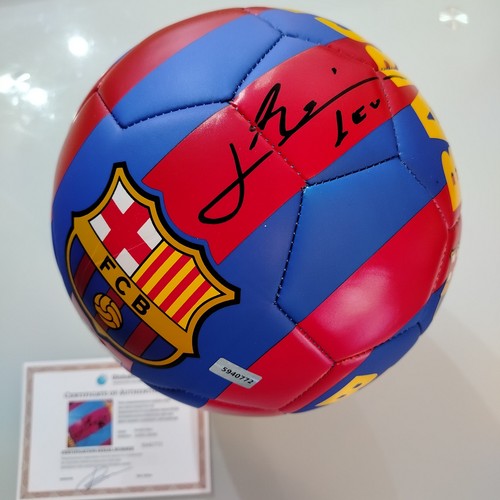 Pallone firmato lionel messi - pallone,
