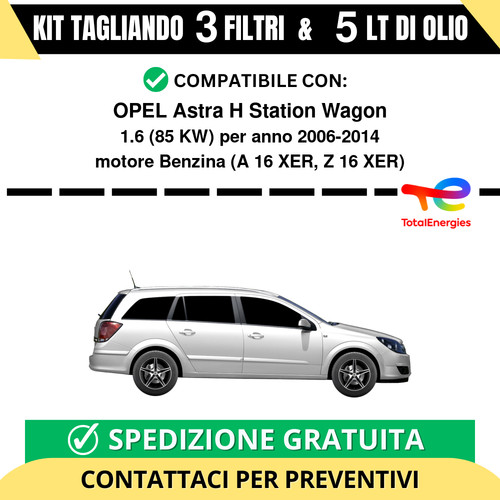 Tagliando per opel astra - per,