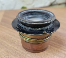 Antica lente ottica Anastigmat Bausch & Lomb ottone apatura #867