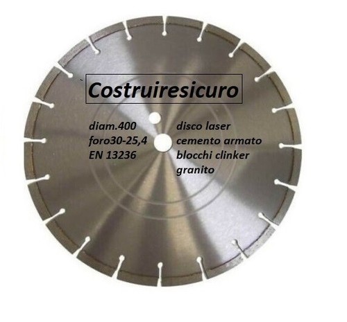 Disco diamantato per - disco, cemento