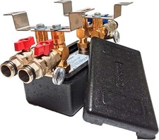 Nordic scambiatore di calore a piastre 50-200kW 1'' isolamento supporto valvole